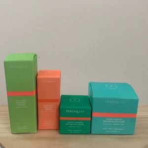 Peach & Lily Skin care Cosmetics Bundle Set of everything you see. Brand New.